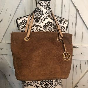 FINAL DROP - Michael Kors Leather Ostrich Tote